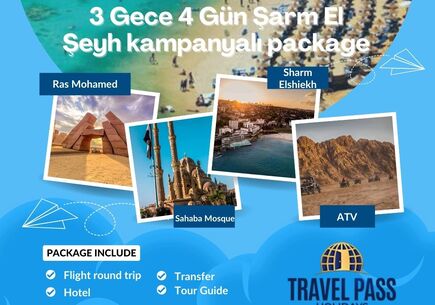 3 Gece 4 Gün Şarm El Şeyh kampanyalı package